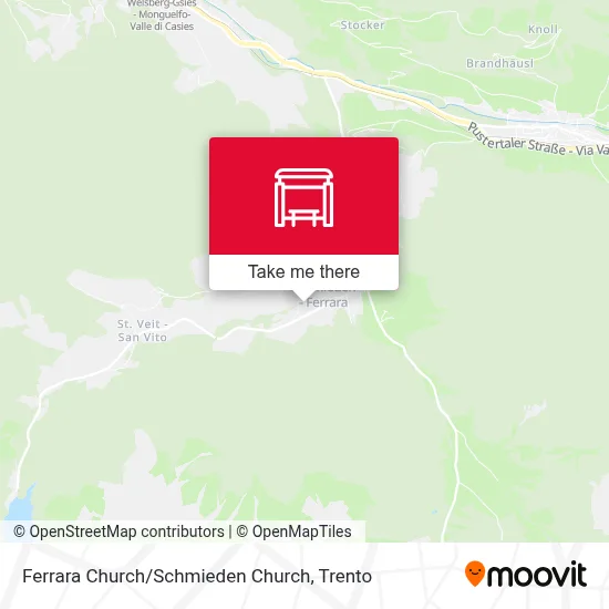 Ferrara Church / Schmieden Church map