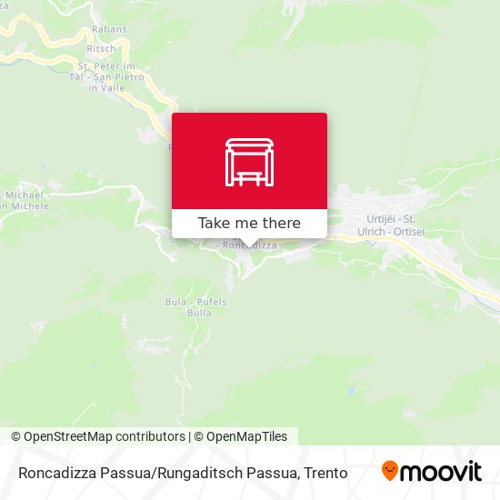 Roncadizza Passua / Rungaditsch Passua map