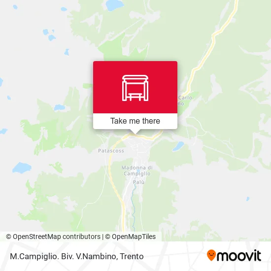 M.Campiglio. Biv. V.Nambino map