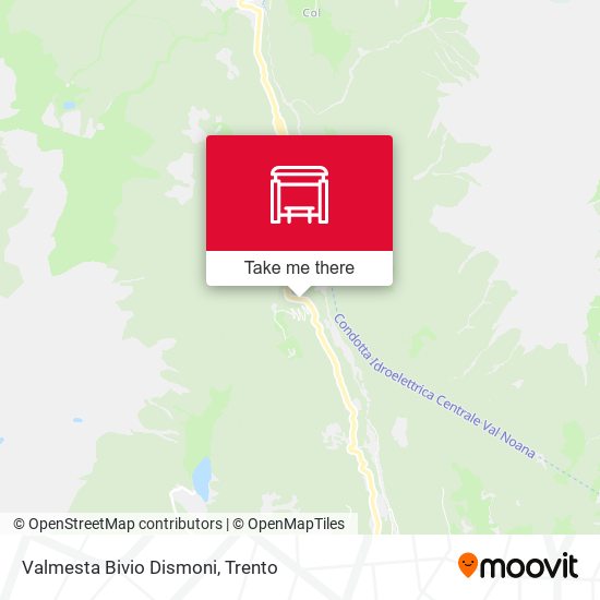 Valmesta Bivio Dismoni map