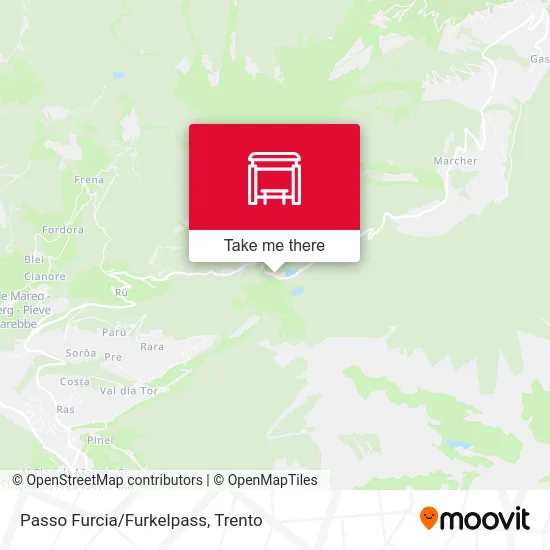Furcia Pass/Furkelpass map
