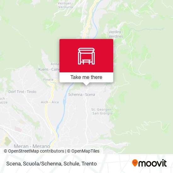 Scena, Scuola/Schenna, Schule map