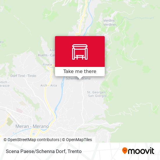 Scena Paese/Schenna Dorf map