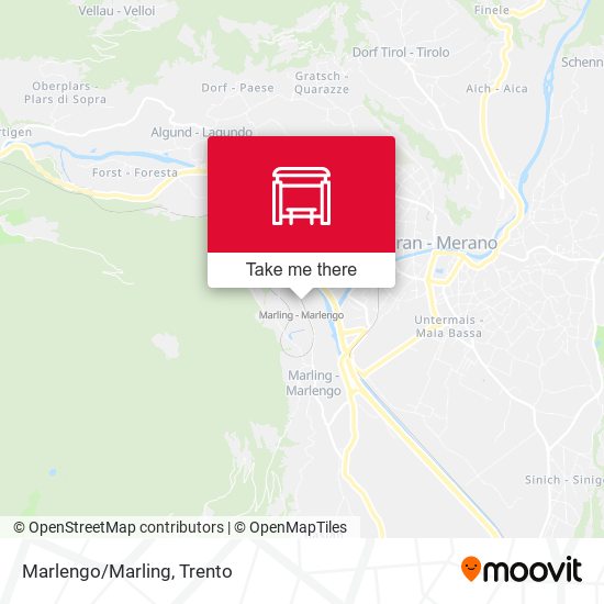 Marlengo/Marling map