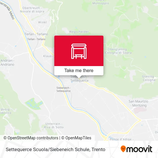 Settequerce Scuola / Siebeneich Schule map