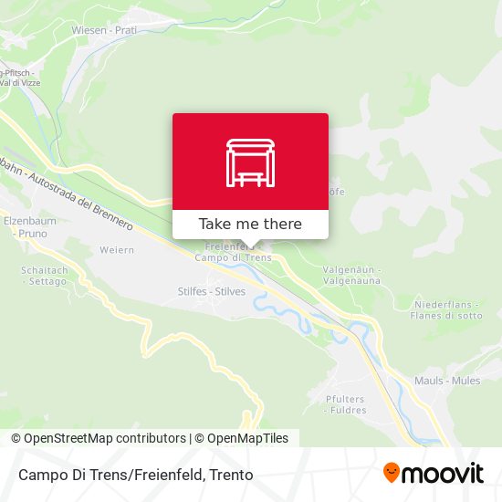 Campo Di Trens/Freienfeld map