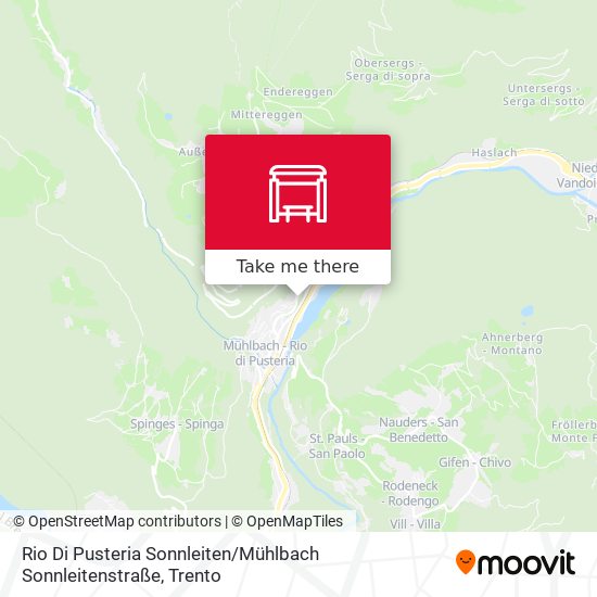 Rio Di Pusteria Sonnleiten / Mühlbach Sonnleitenstraße map