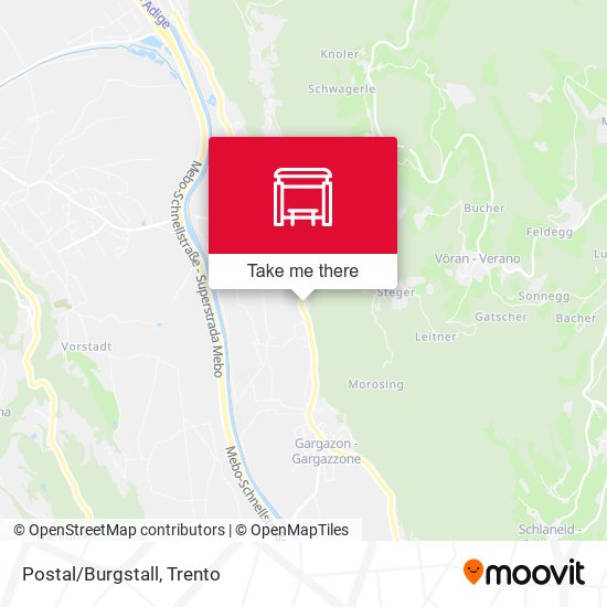 Postal/Burgstall map