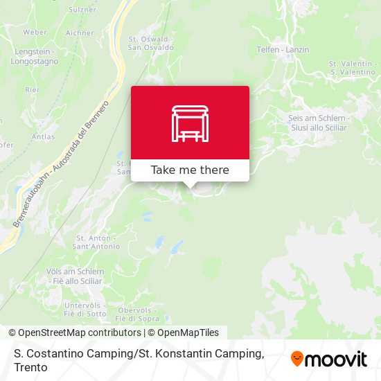 S. Costantino Camping / St. Konstantin Camping map