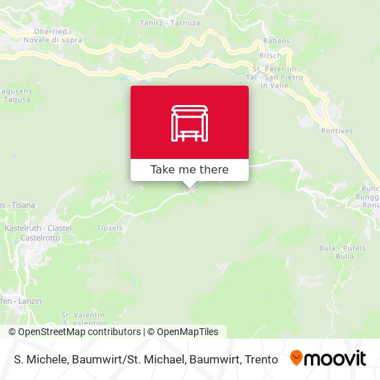 S. Michele, Baumwirt / St. Michael, Baumwirt map