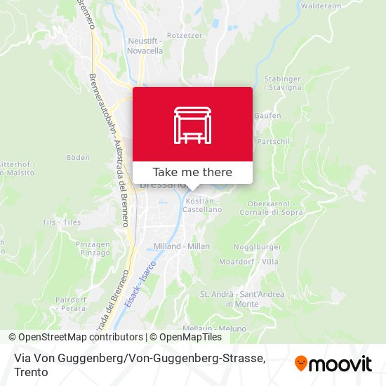 Via Von Guggenberg / Von-Guggenberg-Strasse map