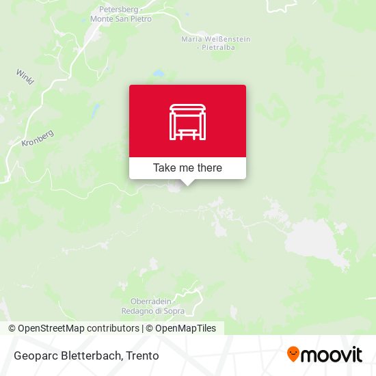 Geoparc Bletterbach map