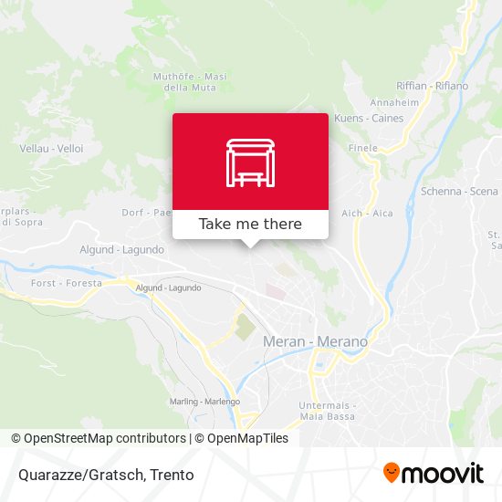 Quarazze/Gratsch map