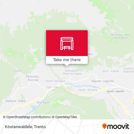 Köstenwaldele map