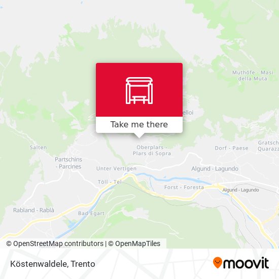 Köstenwaldele map