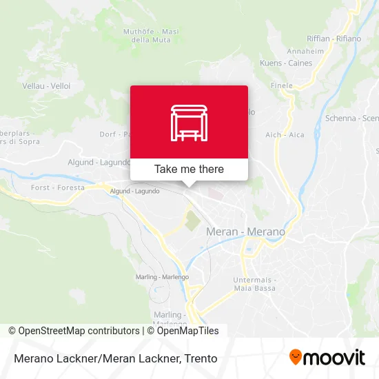 Merano Lackner/Meran Lackner map