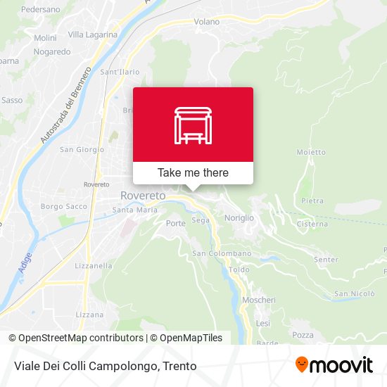 Viale Dei Colli Campolongo map