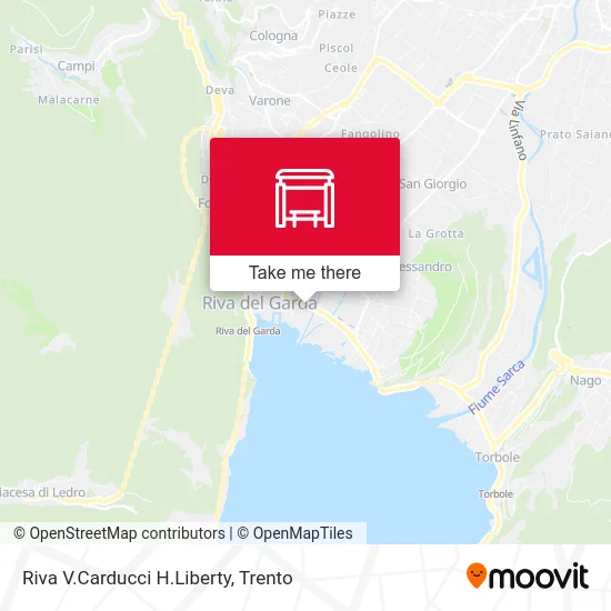 Riva Carducci Liberty Hotel map