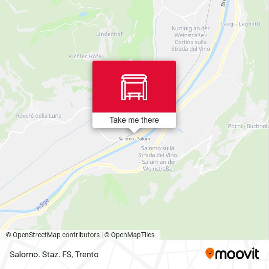 Salorno. Staz. FS map