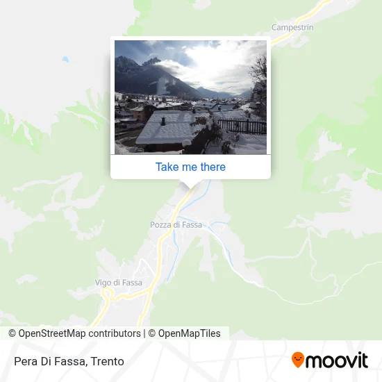 Pera Di Fassa map