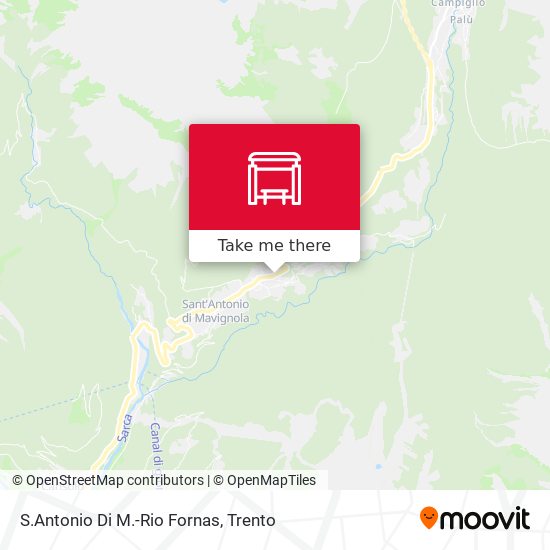 S.Antonio Di M.-Rio Fornas map