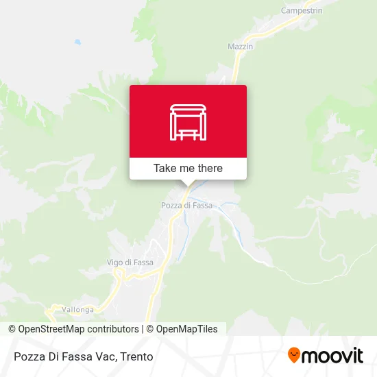 Pozza Di Fassa Vac map