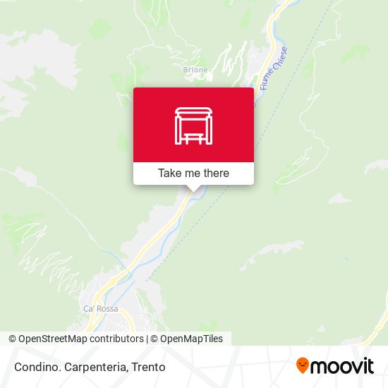 Condino. Carpenteria map