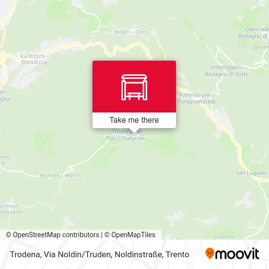 Trodena, Noldin Street map