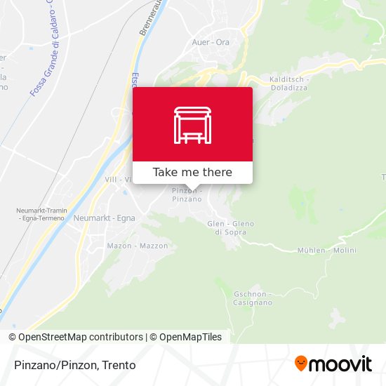 Pinzano/Pinzon map
