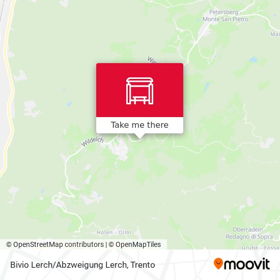 Bivio Lerch/Abzweigung Lerch map