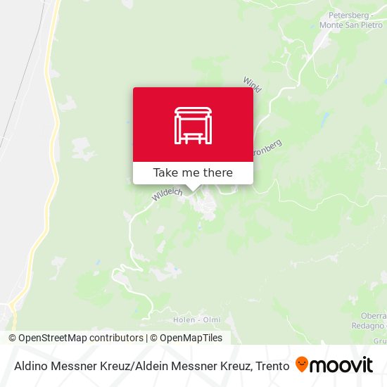 Aldino Messner Kreuz / Aldein Messner Kreuz map