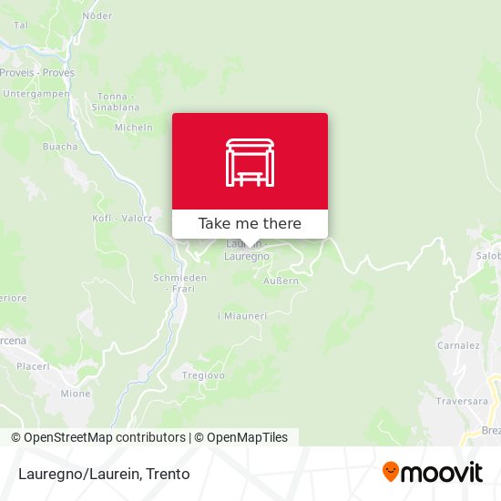 Lauregno/Laurein map