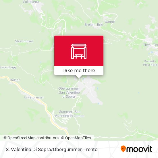 S. Valentino Di Sopra / Obergummer map