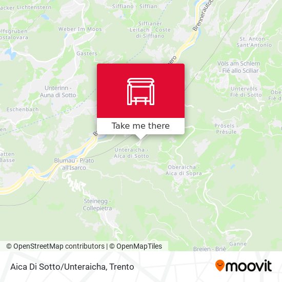 Aica Di Sotto/Unteraicha map