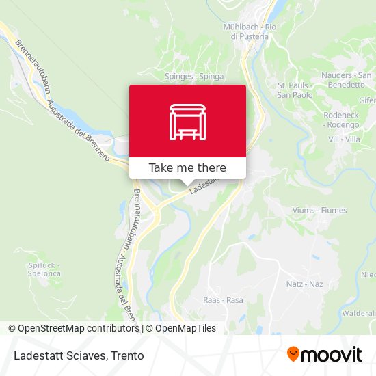 Ladestatt Sciaves map