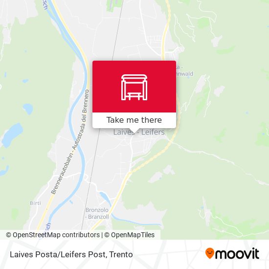 Laives Posta/Leifers Post map