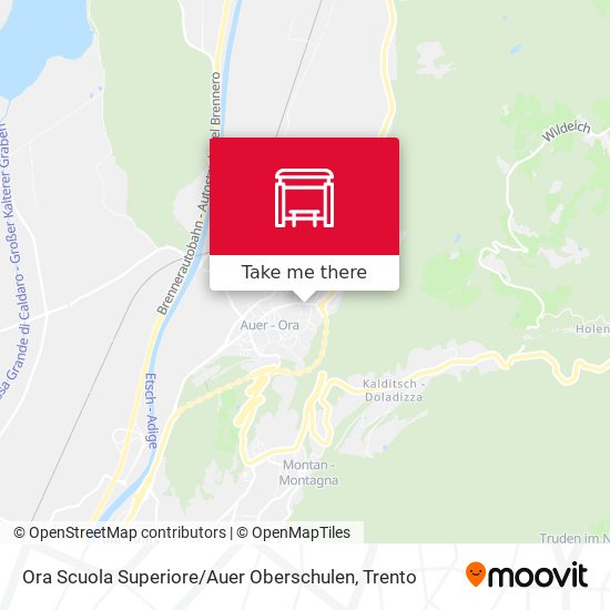 Ora Scuola Superiore / Auer Oberschulen map