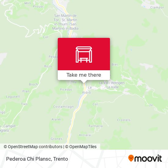 Pederoa Chi Plansc map
