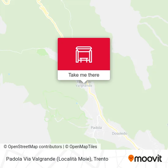Padola Via Valgrande (Località Moie) map
