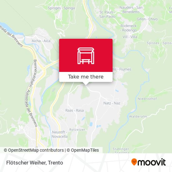 Flötscher Weiher map