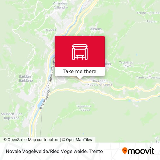 Novale Vogelweide / Ried Vogelweide map