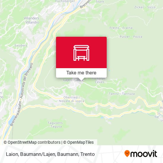 Laion, Baumann/Lajen, Baumann map