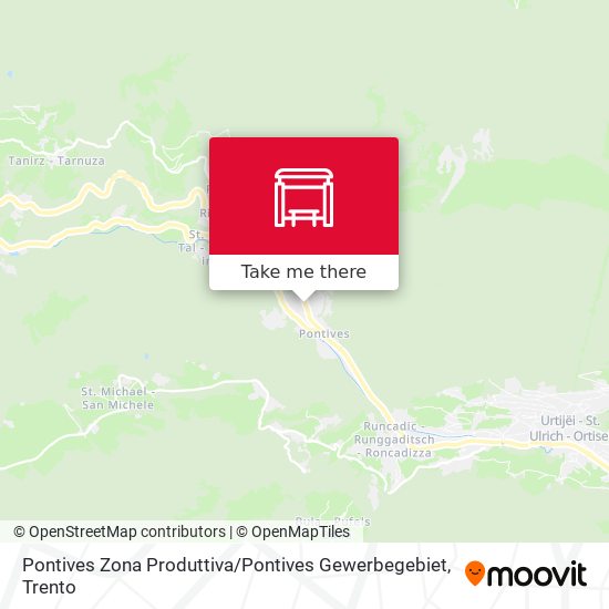 Pontives Zona Produttiva / Pontives Gewerbegebiet map