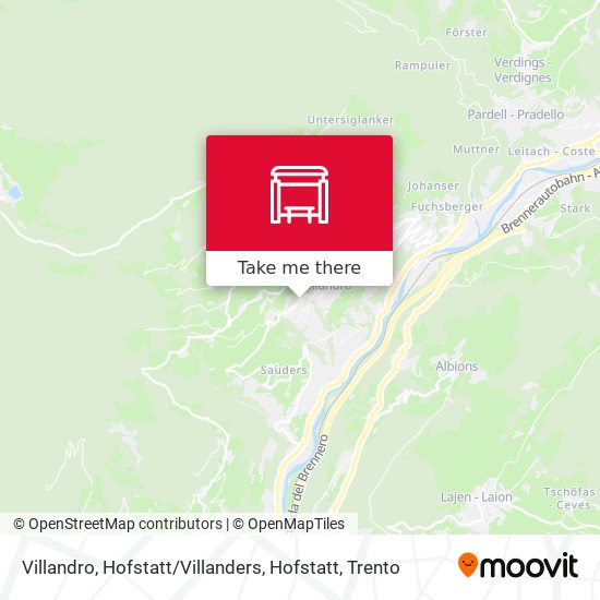 Villandro, Hofstatt / Villanders, Hofstatt map
