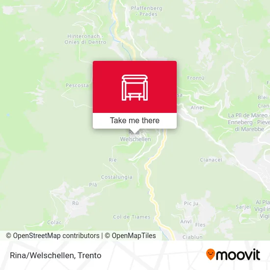 Rina/Welschellen map