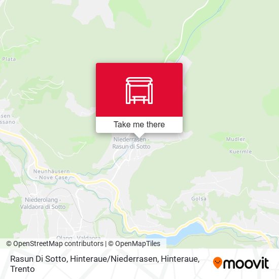 Rasun Di Sotto, Hinteraue / Niederrasen, Hinteraue map