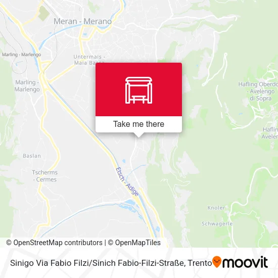 Sinigo Via Fabio Filzi / Sinich Fabio-Filzi-Straße map