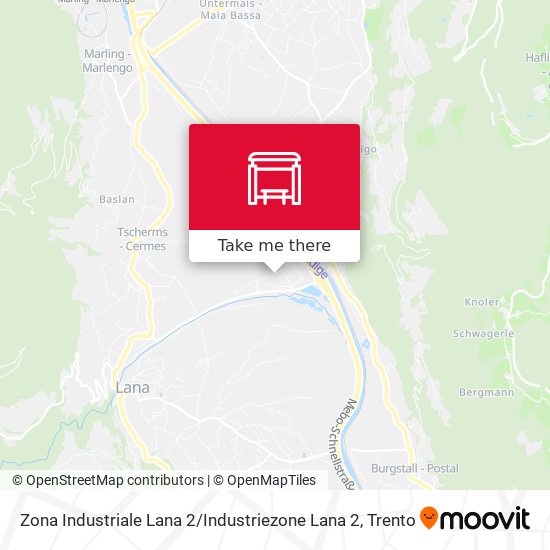 Zona Industriale Lana 2 / Industriezone Lana 2 map
