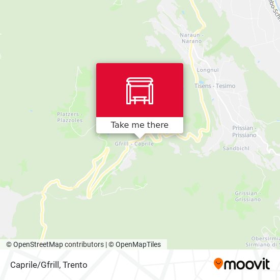 Caprile/Gfrill map