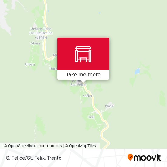 S. Felice/St. Felix map